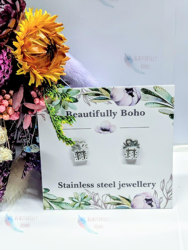 Stainless Steel Gift/Present Stud Earrings 