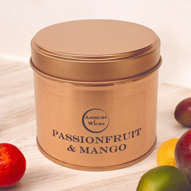 Passionfruit &amp; Mango Soy Wax Candle ~ 165g