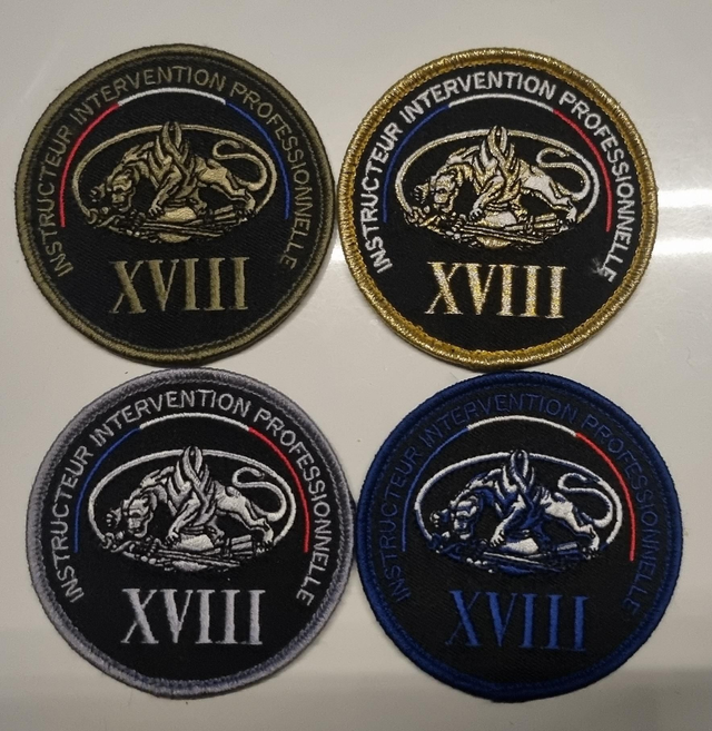 Pack 4 Rondaches XVIII IIP Brodés 