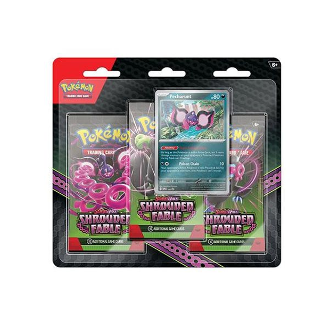 Pokemon TCG: Scarlet &amp; Violet - Shrouded Fable 3-Pack Blister