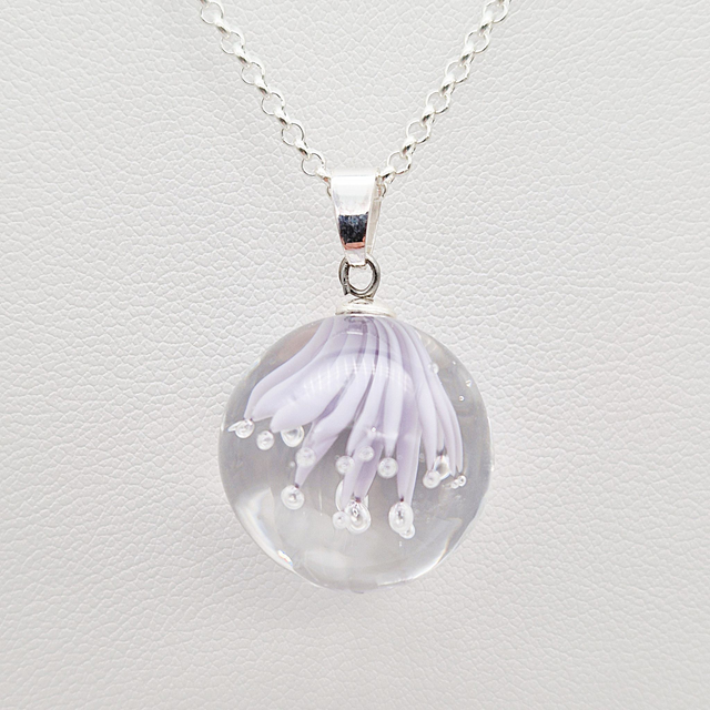 Pendentif Ariel violet