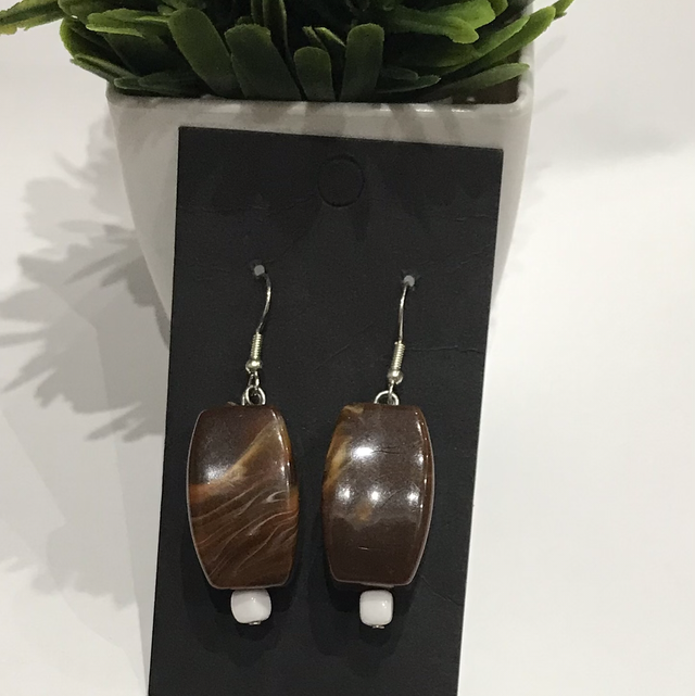 Brown Dangling Earrings- BDE6363