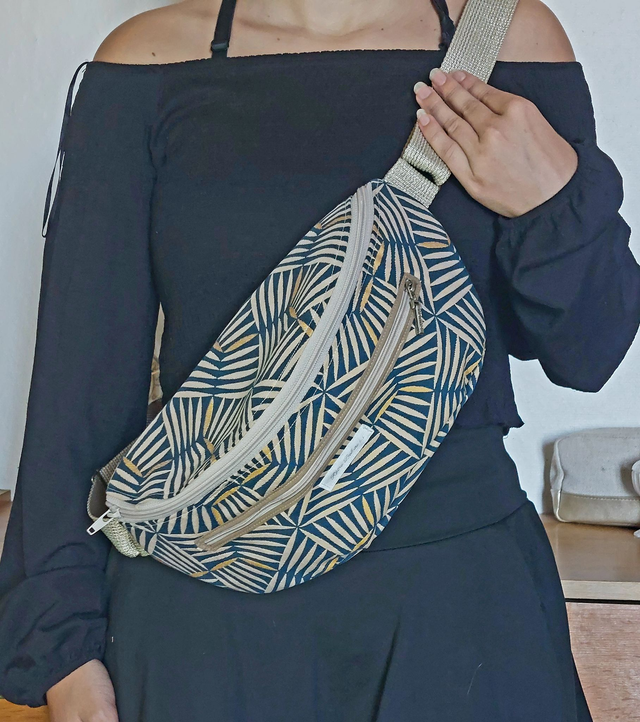 Luella - Le sac banane feuillage doré