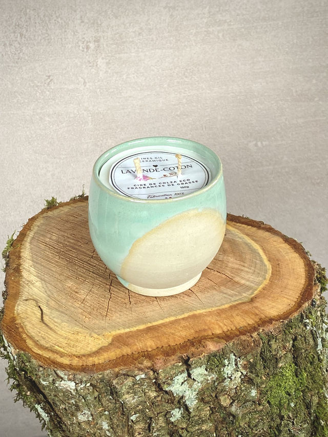 Bougies parfumée Lavande & fleur de coton