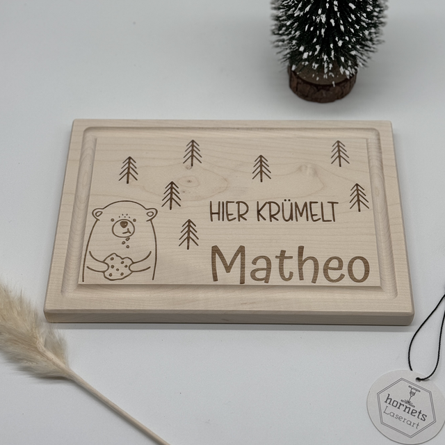 Kinder Jausenbrett „personalisiert“