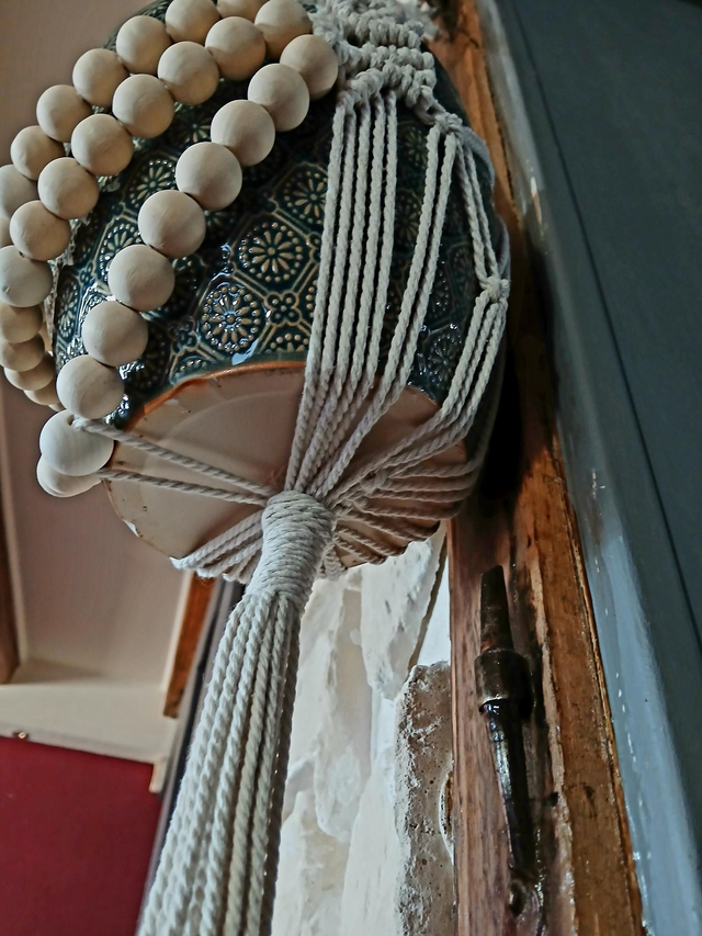 Porte-plante macramé 