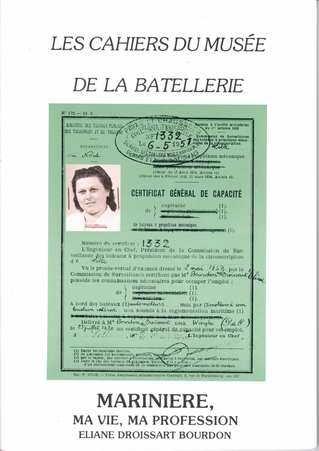 CM026 - Marinière ma vie. (Les cahiers du musée de la batellerie)