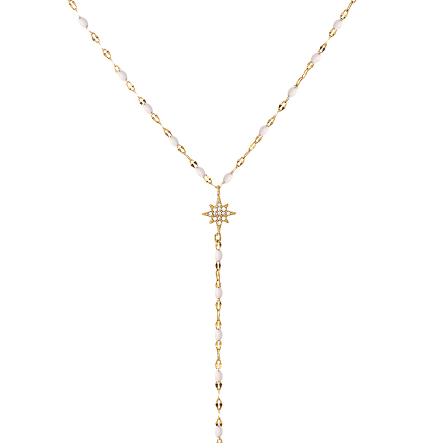 Collier perle et étoile 