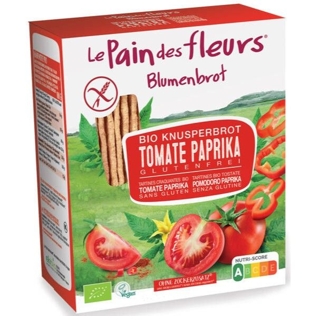 Blumenbrot Tomate-Paprika 150g Packung