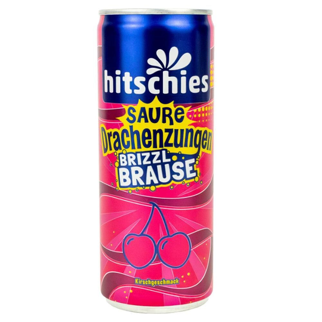 Hitschies Saure Drachenzungen Brizzl Brause Kirsche 250ml