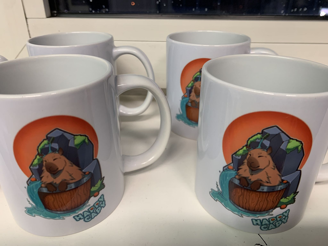 Cup with diff. Design