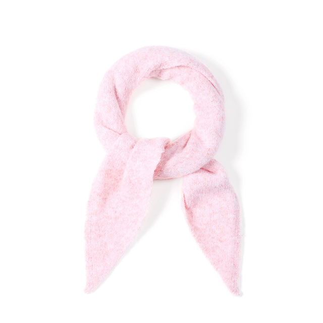 Sjaal casual effen lichtroze
