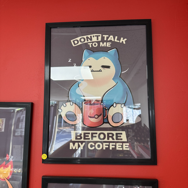 Tableau Pokémon Ronflex café
