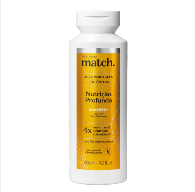 Shampoo Match Nutrição Profunda 300ml-10.1 fl.oz