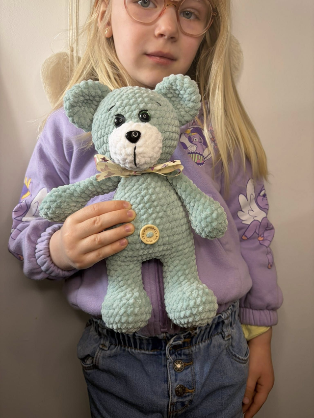 Ourson en velours personnalisable 🧸