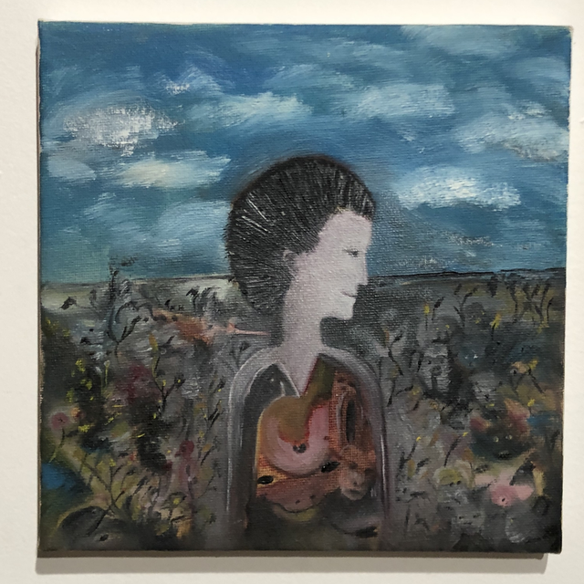 Renaissance 20x20 cm Huile sur toile 