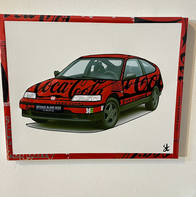 Tableau Honda vintage 