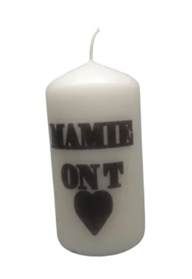 Bougie à Personnaliser – Texte et/ou Image
