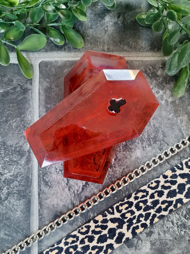 Coffin Trinket Box - Bloody Horror 