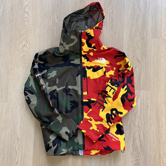 Supreme X TNF Windbreaker Camo Size S - NEW