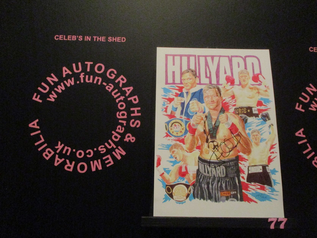 George Hillyard Limited Edition Signed A4 Portrait Drawing Print (77)