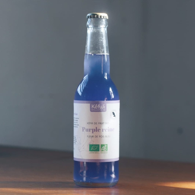 Kéfir fleur de pois bleu bio 33cl
