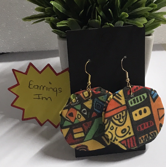 Mixed Dangling Fabric Earrings-MFE44