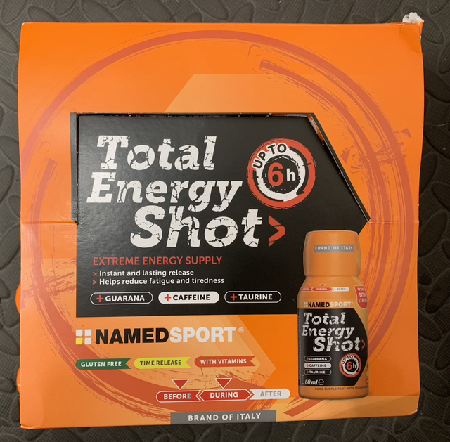 NamedSport Total Energy Shot Orange flavour case of 25x60ml 