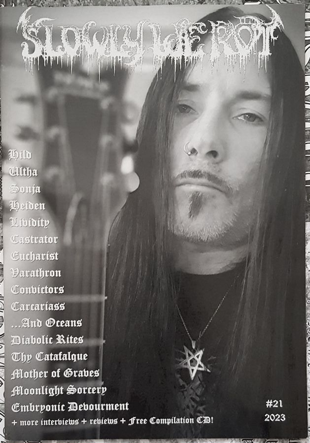 SLOWLY WE ROT Magazine #21 / 2023 + FREE compilation CD