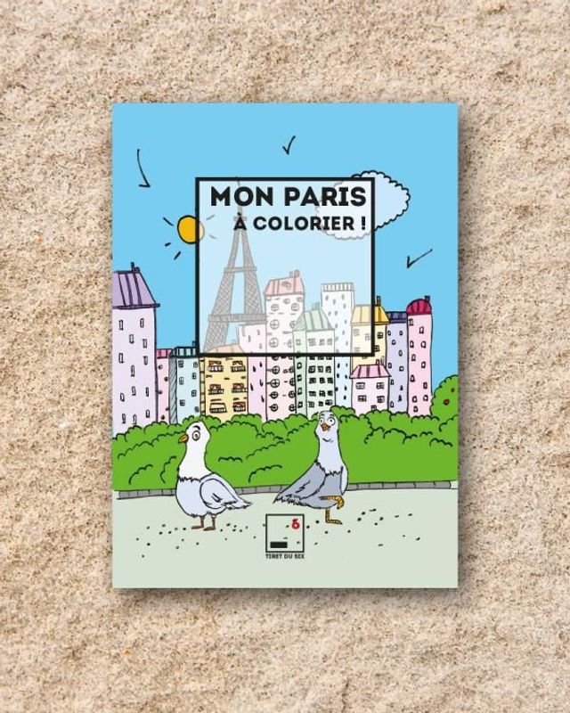 Mon Paris à colorier !