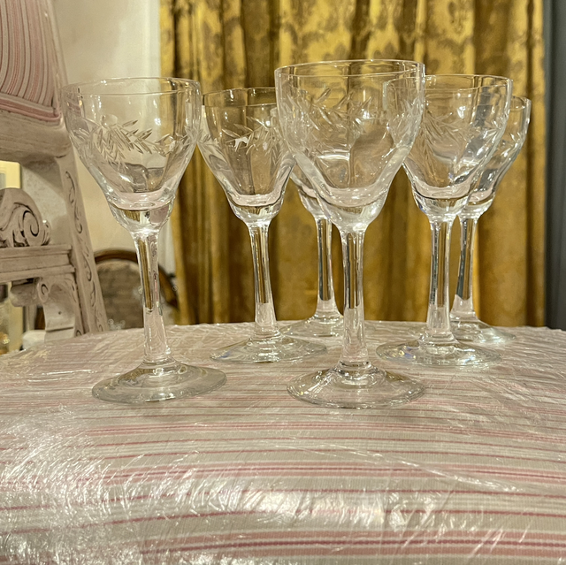 Portwein Glas 6 Stück aus Kristall