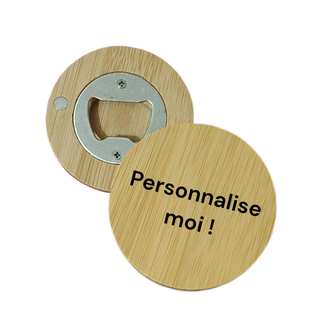 Décapsuleur aimanté personnalisé