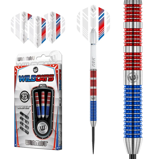 Wildcats 90% Tungsten Steel Tip 23g Darts by Winmau