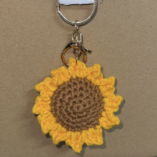 Sunflower Keyring 