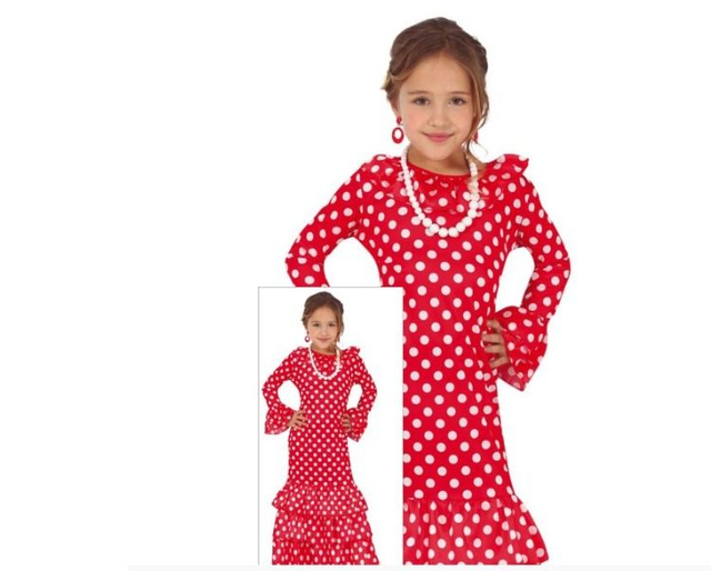 Carnevale ,  77195  BALLERINA DI FLAMENCO 5 6 ANNI