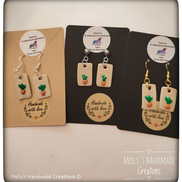 Cactus Earrings