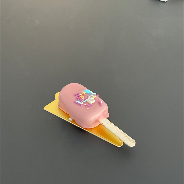 Brownie popsicle