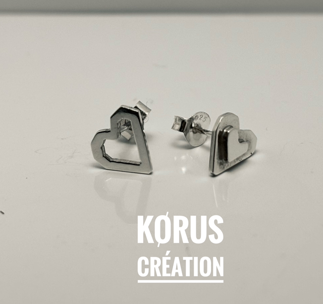 BO Cœur asymétrique clous