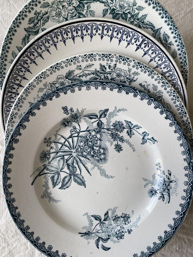 Assiettes Terre de fer dépareillées (x6)