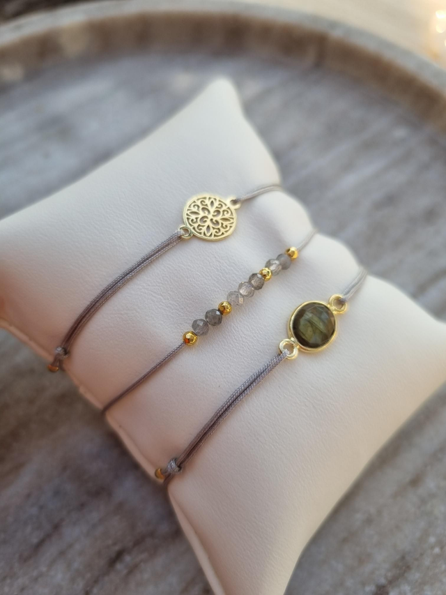 Armband-Set Labradorit 