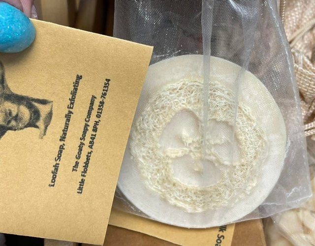 Goat Milk Loofah Soap