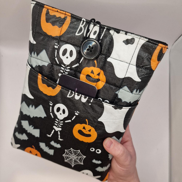 Upcycled Book Sleeve - Halloween