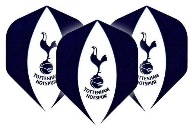 TOTTENHAM HOTSPUR SPURS FOOTBALL CLUB DART FLIGHTS 