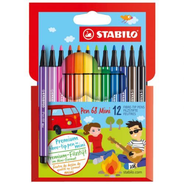 STABILO Pen 68 Mini 12 Pack ( beställningsvara )