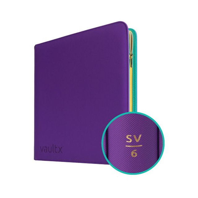 Vault X 12-Pocket Exo-Tec Zip Binder SV6
