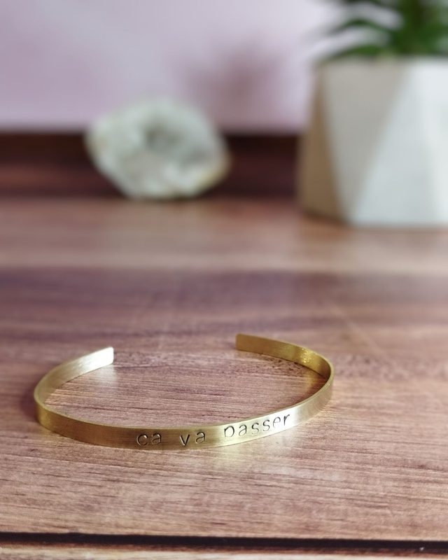 Bracelet mantra &quot;Ca va passer&quot;