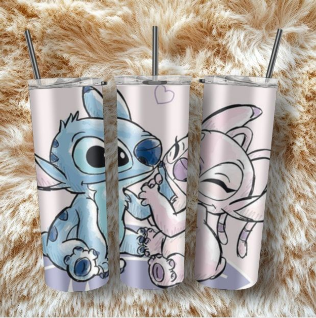 Gourde Stitch et angel