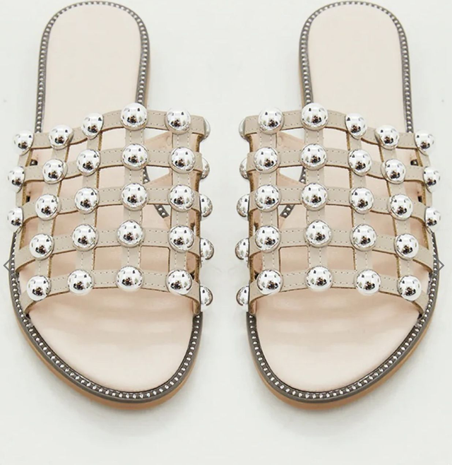 Nude Silver Stud