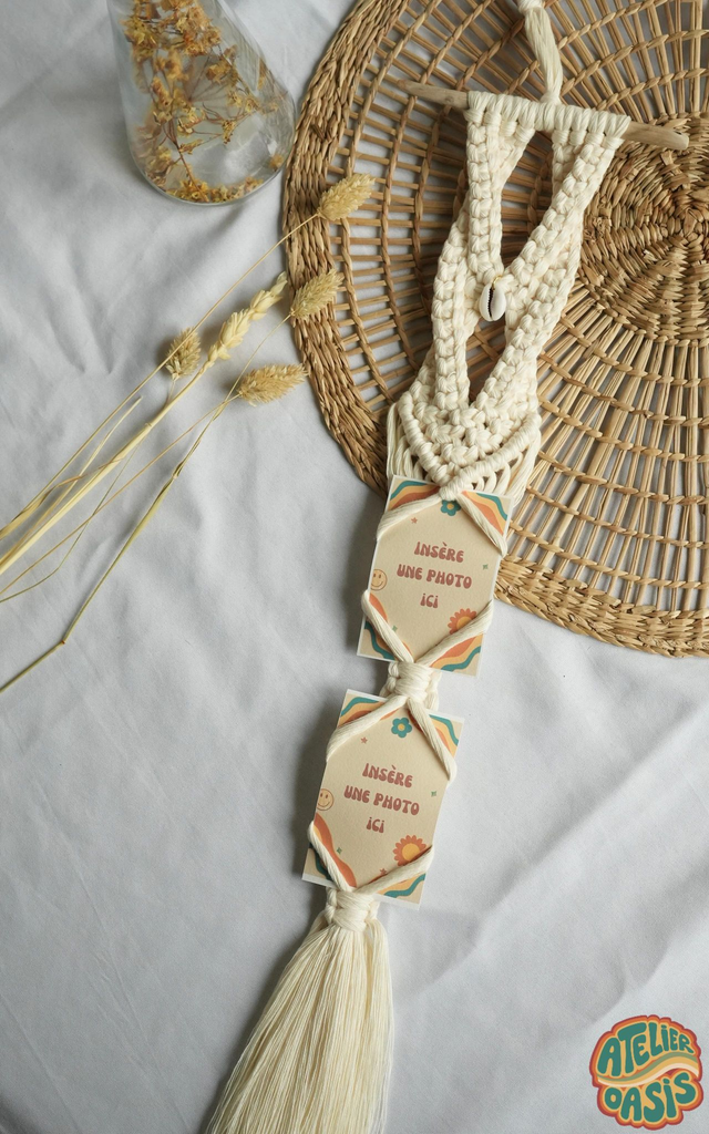 Porte-Polaroïd MOANA - Collection Blanc Naturel 