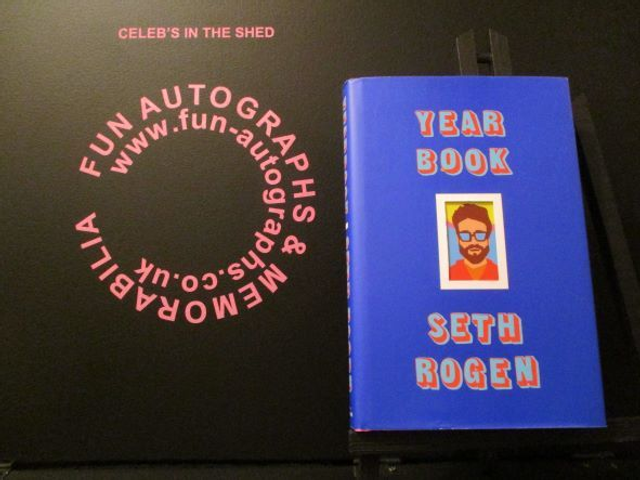 Seth Rogen 'Year Book' Authentic Autographed Hardback Book